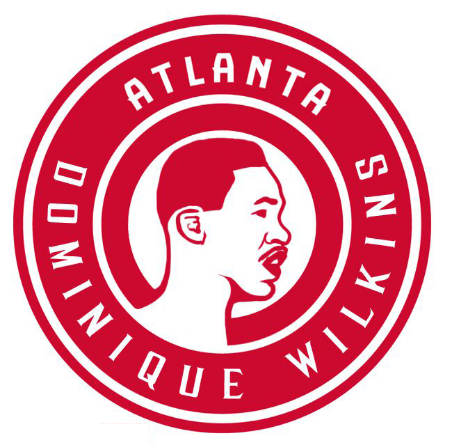 Atlanta Hawks Dominique Wilkins Logo iron on transfers